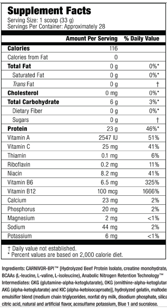 MUSCLEMEDS CARNIVOR 2 kg-Blue/raspberry