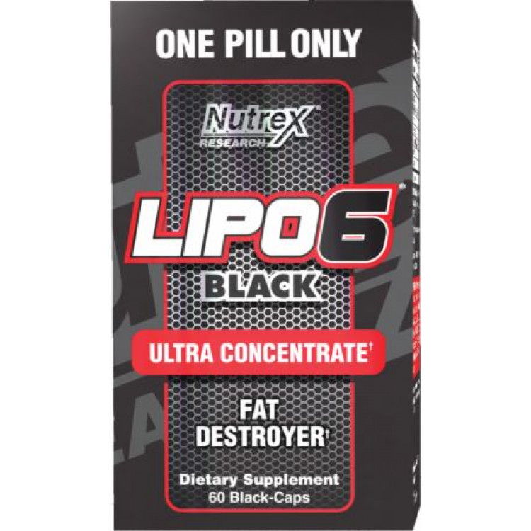 NUTREX LIPO-6 BLACK ULTRA CONCENTRATE 60 stk 