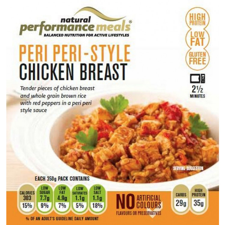 PERFORMANCE MEALS PERI PERI-STYLE CHICKEN BREAST 350 g 