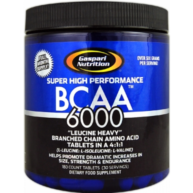 GASPARI NUTRITION BCAA 6000, 180 tabletter