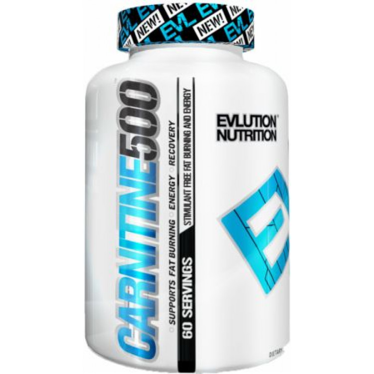 EVL NUTRITION CARNITINE 500, 60 stk 