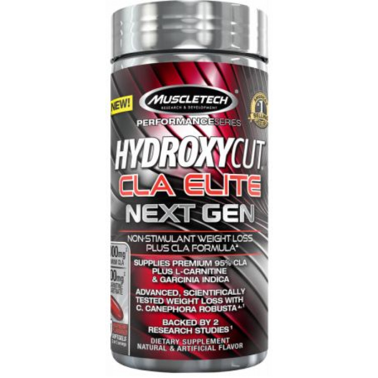MUSCLETECH HYDROXYCUT NEXT GEN CLA ELITE 100 stk 