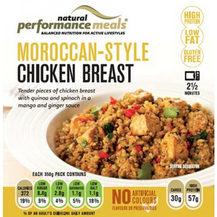 PERFORMANCE MEALS MOROCCAN CHICKEN 350 g 